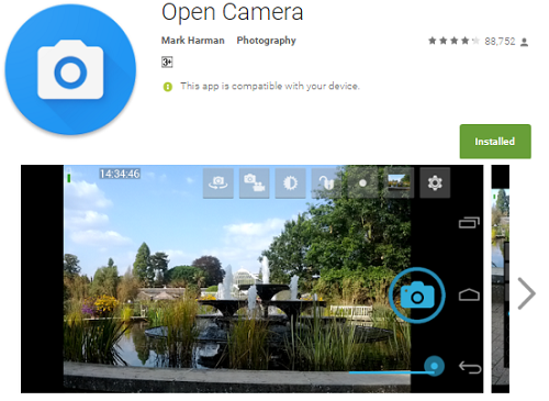 open-camera-play-store
